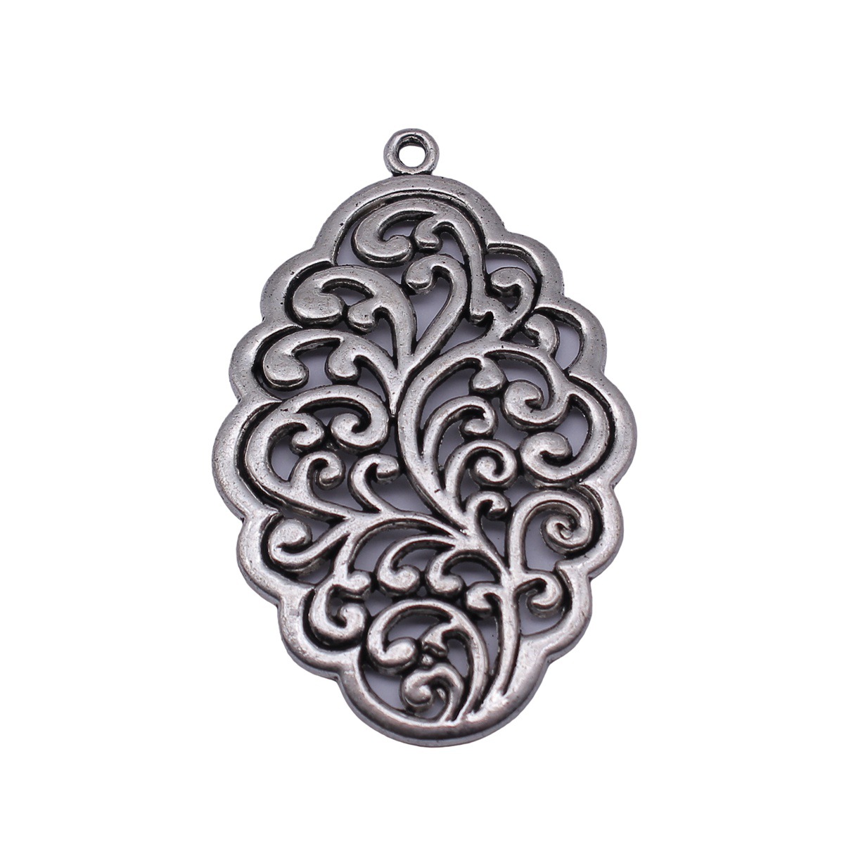 Ethnic Boho Fashion - Pendentif Mandala ethnique bohème, breloques fleur