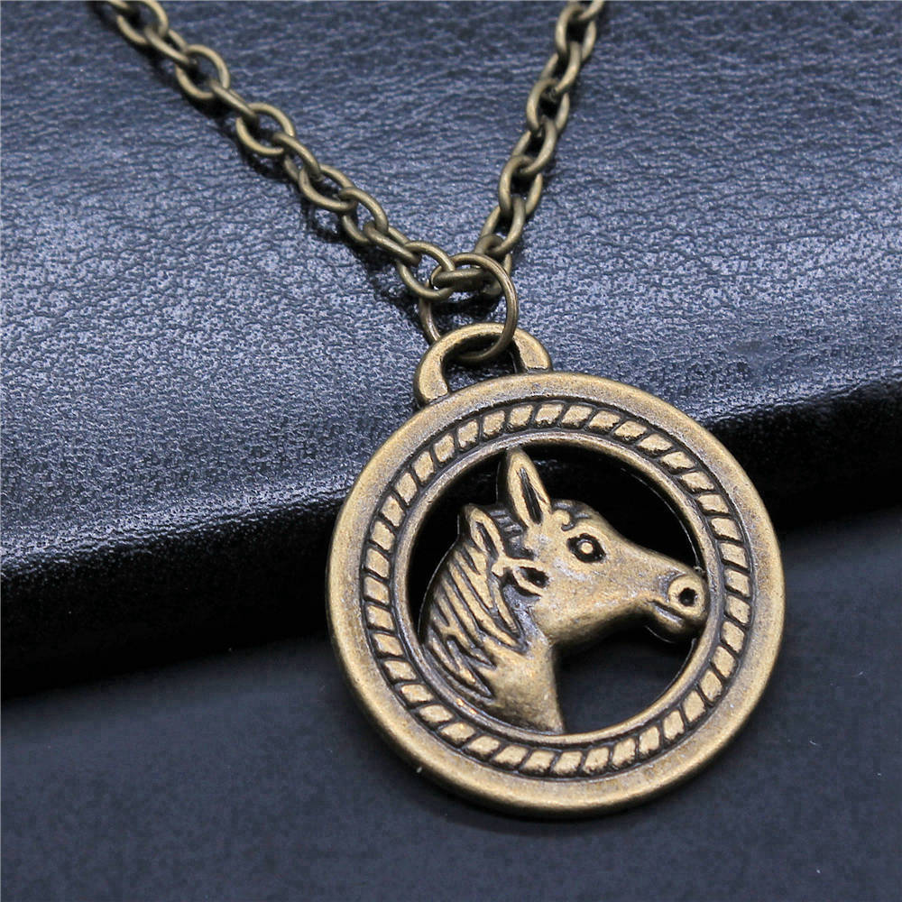 Ethnic Fashion Clearance Sale - Collier ethnique cheval cerf licorne, chaîne