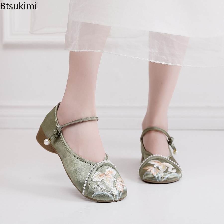 Ethnic Fashion In - Chaussures pour femmes à talons bas