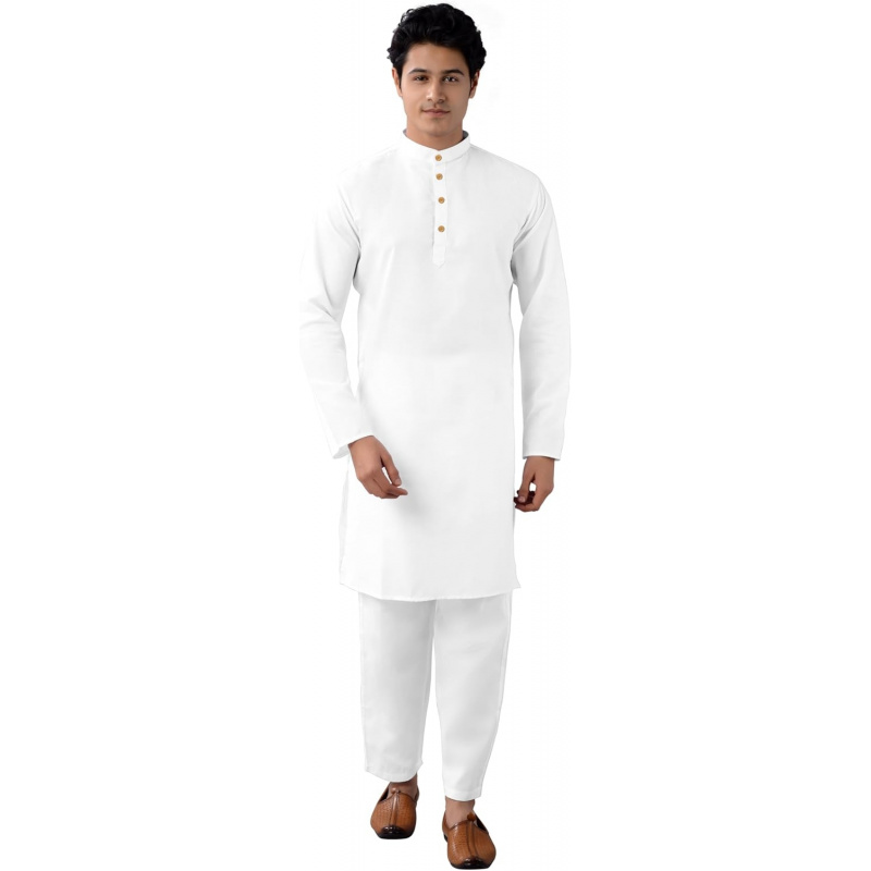 Kurta Men Cotton - Ensemble tunique et pyjama en coton