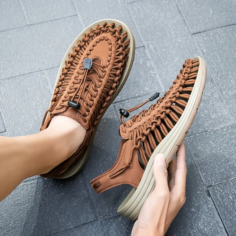 Ethnic Fashion Trend - Sandales à breloques pour hommes 2026,