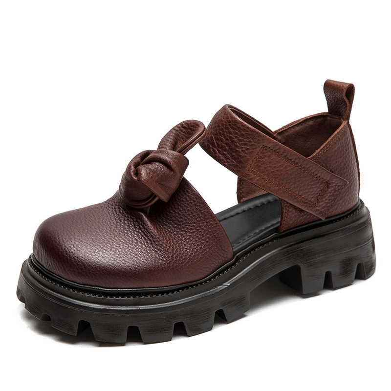 Ethnic Fashion In - Chaussures compensées ethniques à plateforme de