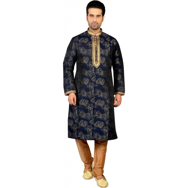 Kurta Men Cotton - Ensemble Kurta pour homme, saison festive