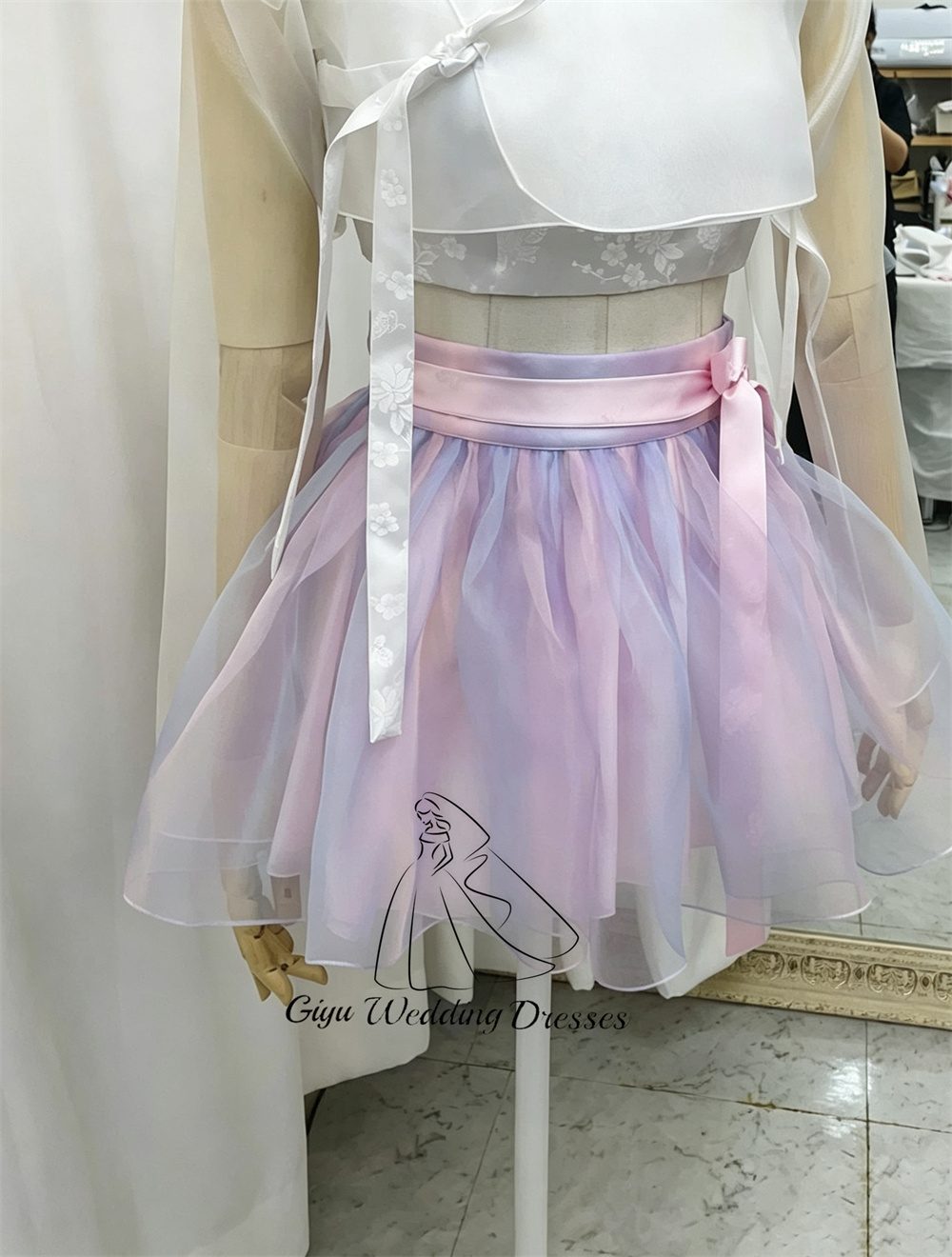 Hanbok Modern Set - Giyu Hanbok Coréen Moderne pour Femme,