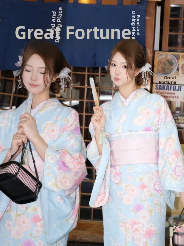 Ethnic Fashion Photography - Nouveau Kimono Traditionnel Japonais Vintage pour