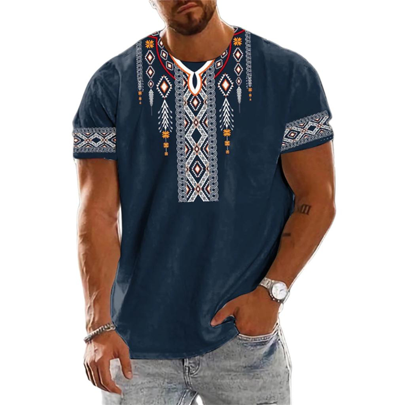 Ethnic Fashion Trend - Tendance 2025 Vintage ethnique graphique T-Shirt
