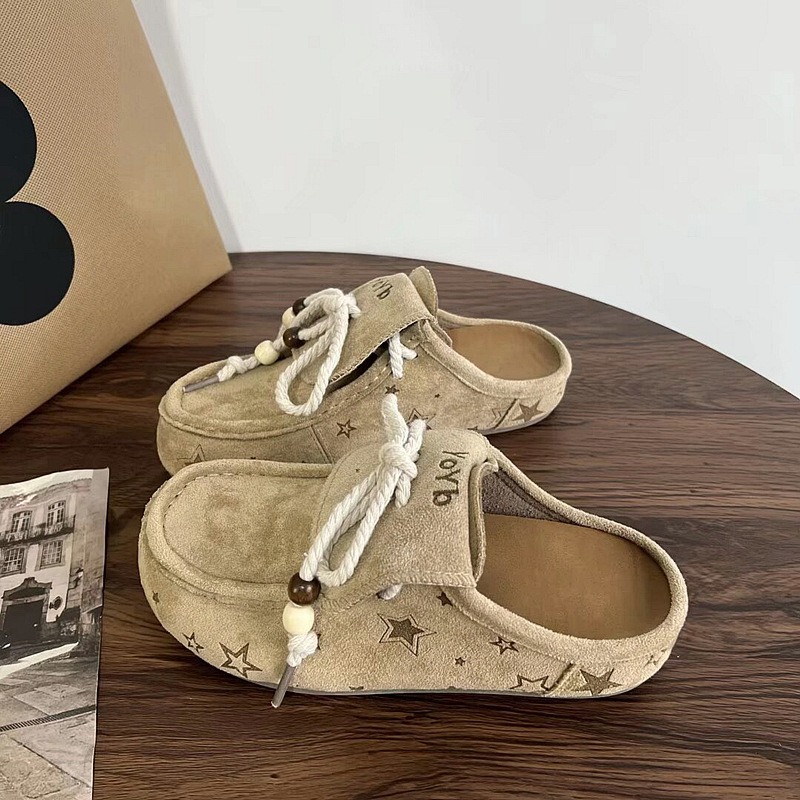 Ethnic Fashion Trend - Appartements plate-forme femmes pantoufles été chaussures