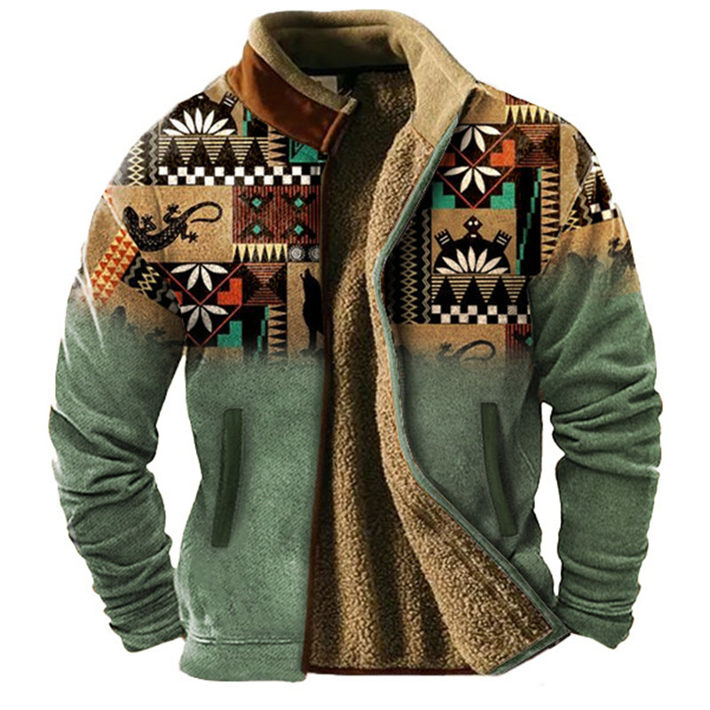 Fashion Ethnic Wear For Men - Veste d'hiver doublée de laine à