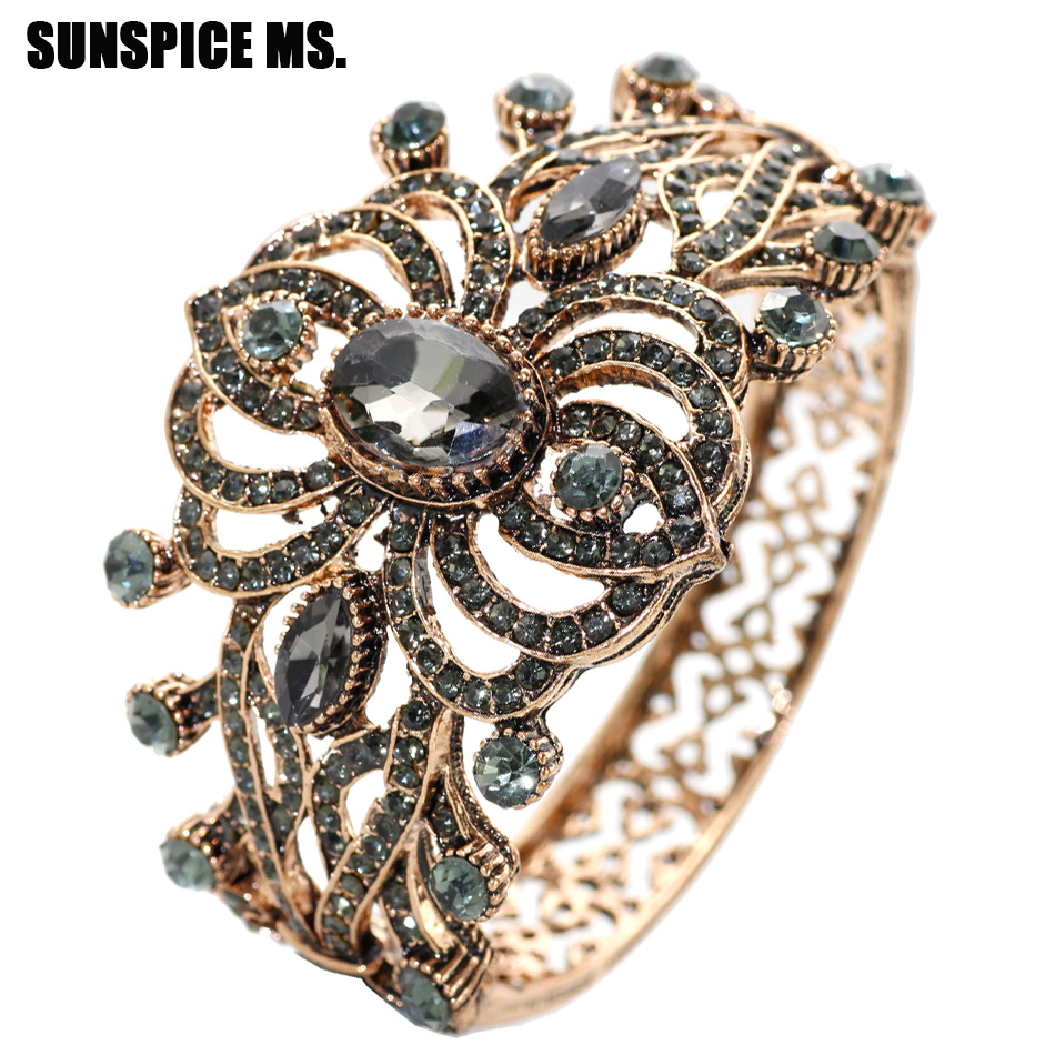 Women'S Ethnic Fashion Brands - Bracelet manchette vintage ethnique bohème, bracelet