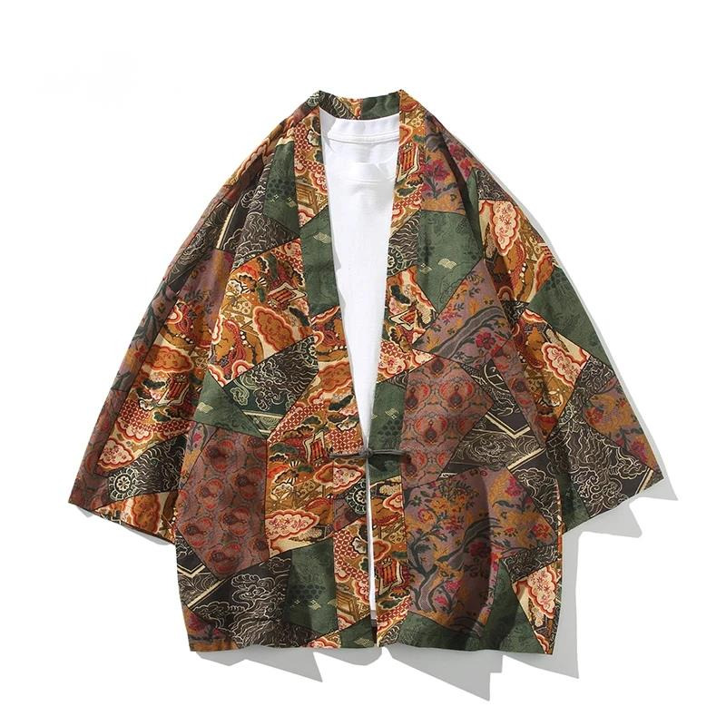 Ethnic Fashion In - Style ethnique imprimé Yukata hommes femmes