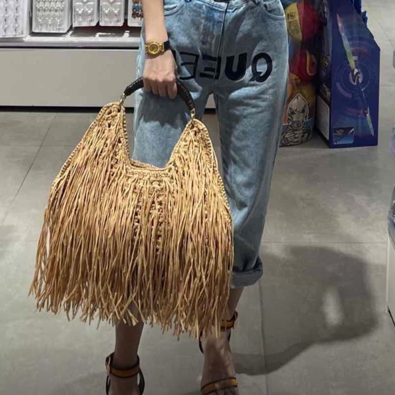 Sac fourre-tout bohème en pail - Ethnic Boho Fashion avis et prix
