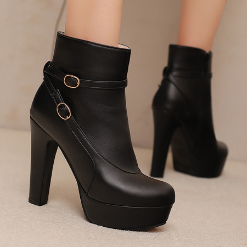 Bottines à plateforme pour fem - Ethnic Fashion In avis et prix