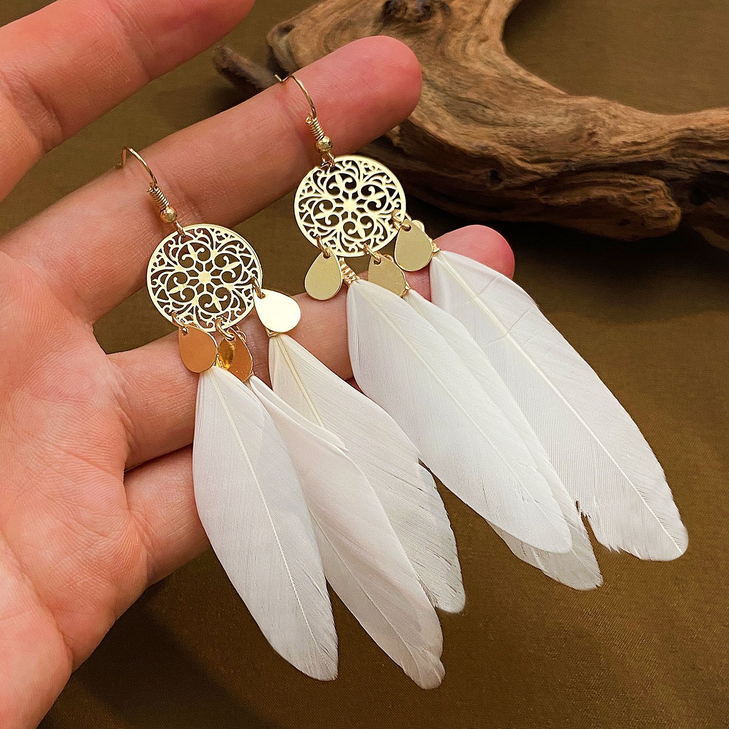 Boucles d'oreilles à pampilles - Ethnic Boho Fashion avis et prix