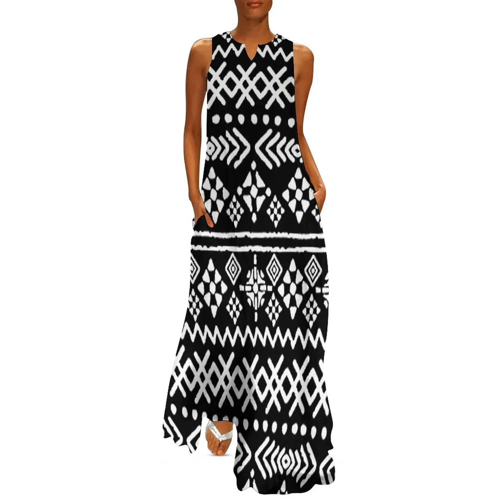Robe longue ethnique Vintage r - Ethnic Boho Fashion avis et prix