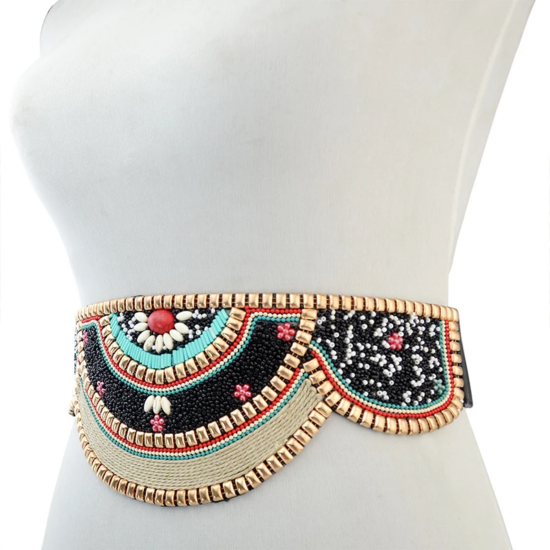 Ceinture de perles colorées po - Ethnic Boho Fashion avis et prix