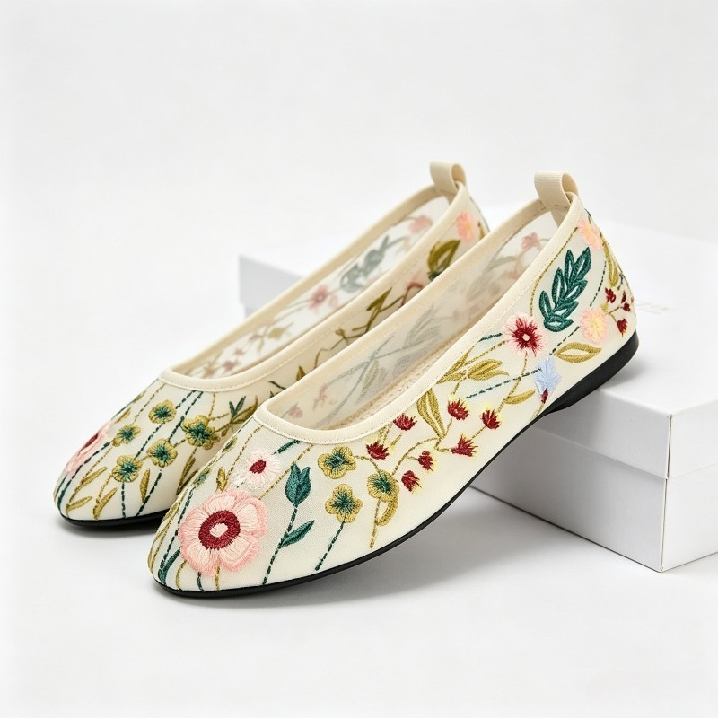 Bout rond maille ballerines ch - Women'S Ethnic Fashion Brands avis et prix