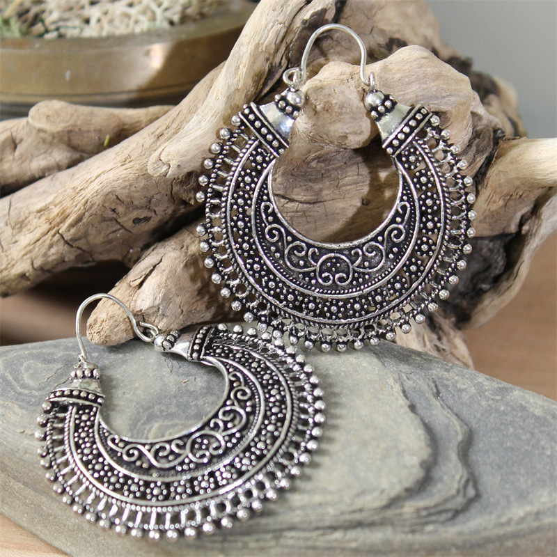 Nouvelles boucles d'oreilles D - Ethnic Fashion Trend avis et prix