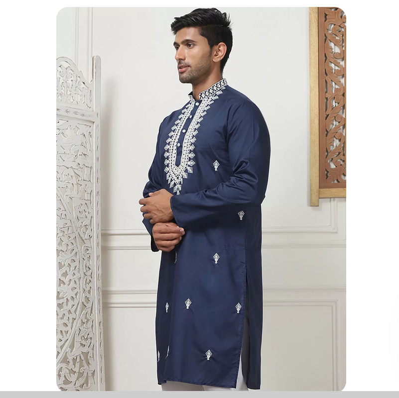 Manteau fin pour hommes, style - Kurta Men Cotton avis et prix
