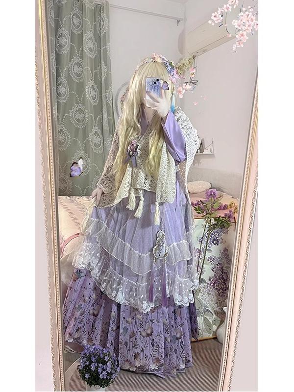 Ensemble Hanbok Violet Quotidi - Hanbok Modern Set avis et prix