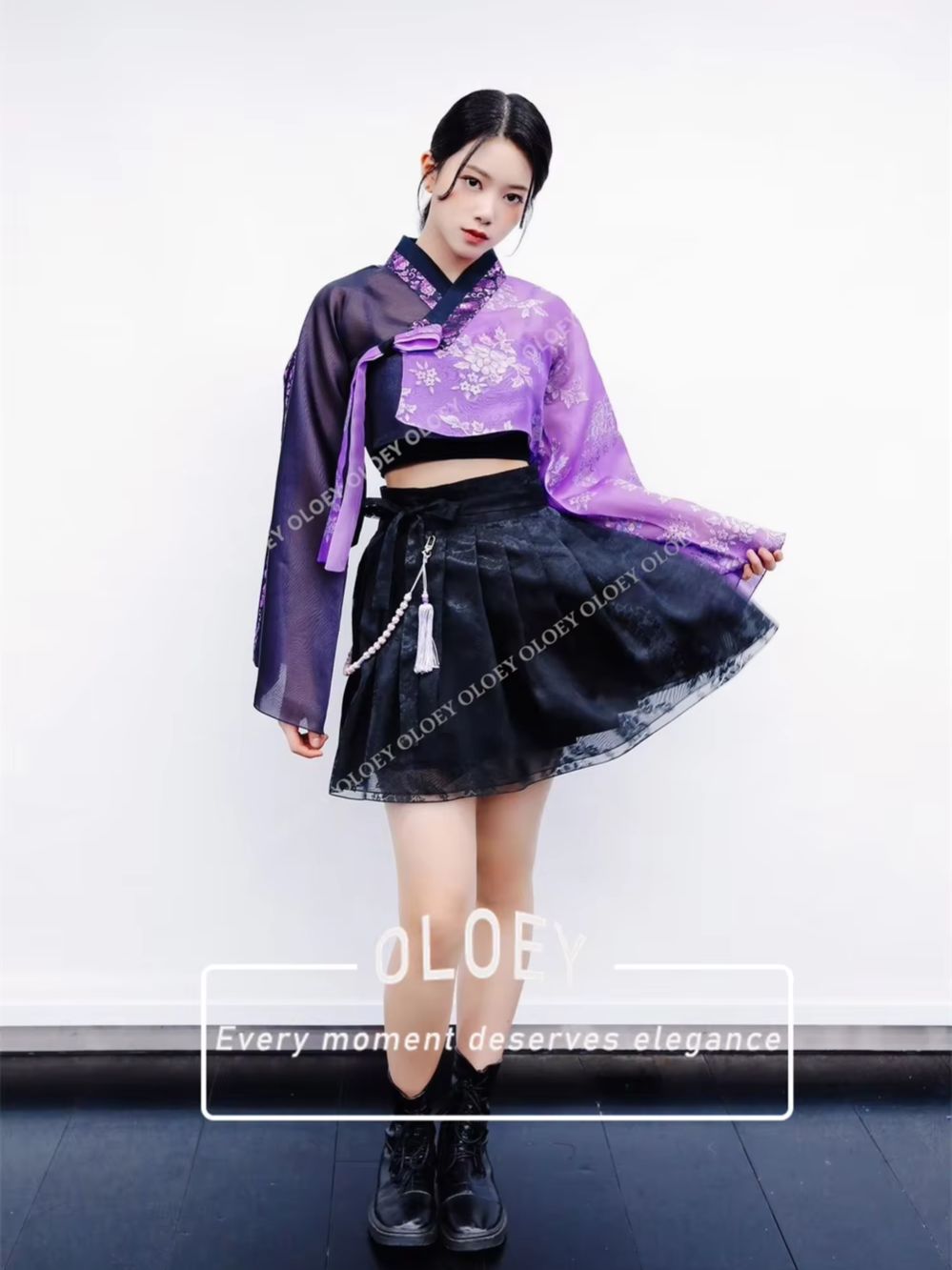 OLOEY Hanbok vintage noir et v - Hanbok Modern Set avis et prix