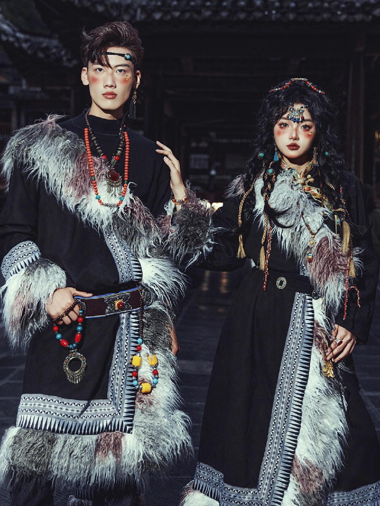 Robe tibétaine pour femme, nou - Ethnic Fashion Photography avis et prix