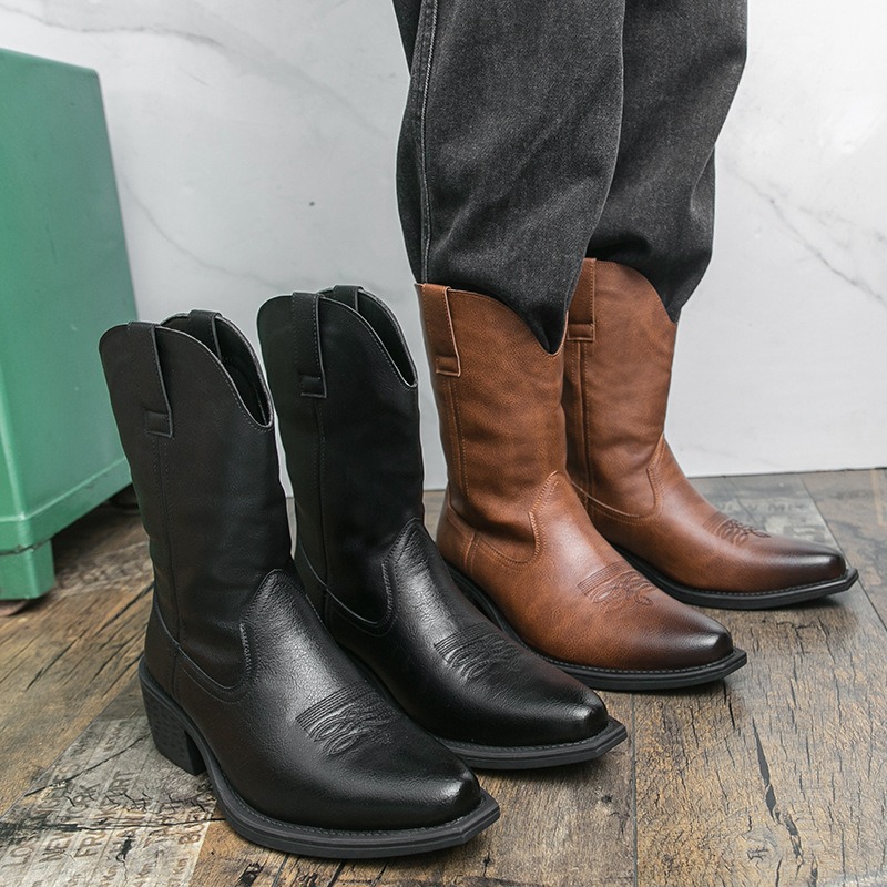 Bottes pour hommes, style west - Ethnic Fashion In avis et prix