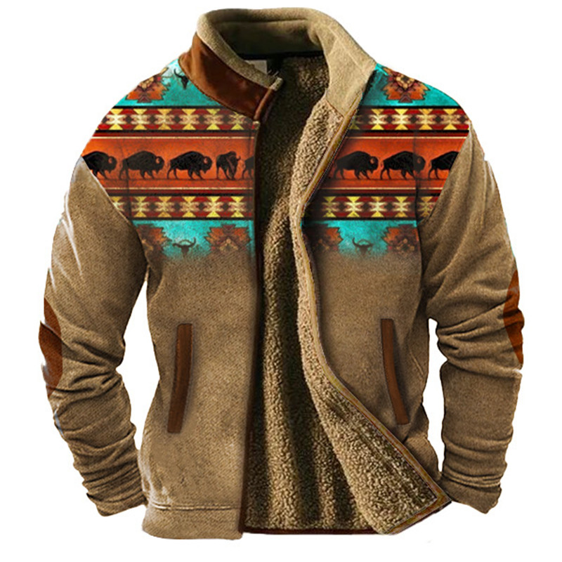 Veste d'hiver doublée de laine - Fashion Ethnic Wear For Men avis et prix