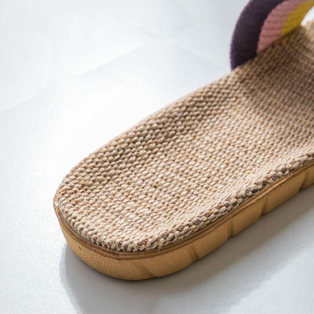 Chaussons croisés en lin style - Ethnic Fashion In avis et prix